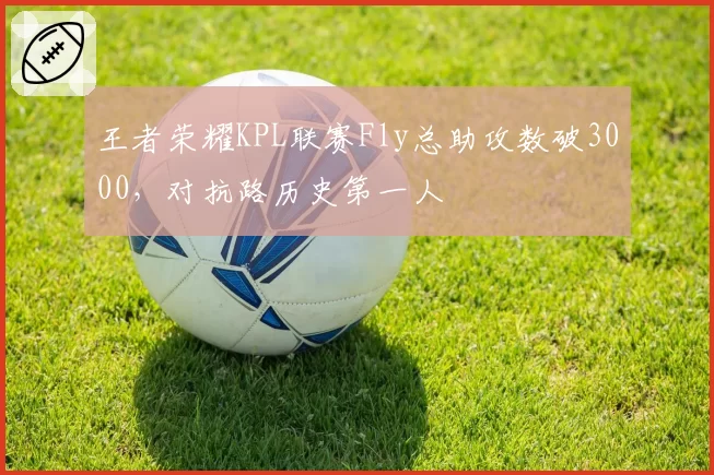 王者荣耀KPL联赛Fly总助攻数破3000,对抗路历史第一人