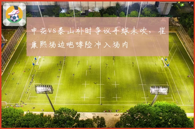 申花vs泰山补时争议手球未吹，崔康熙场边咆哮险冲入场内